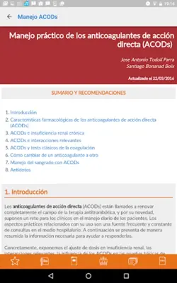 Medicina Consultiva android App screenshot 5